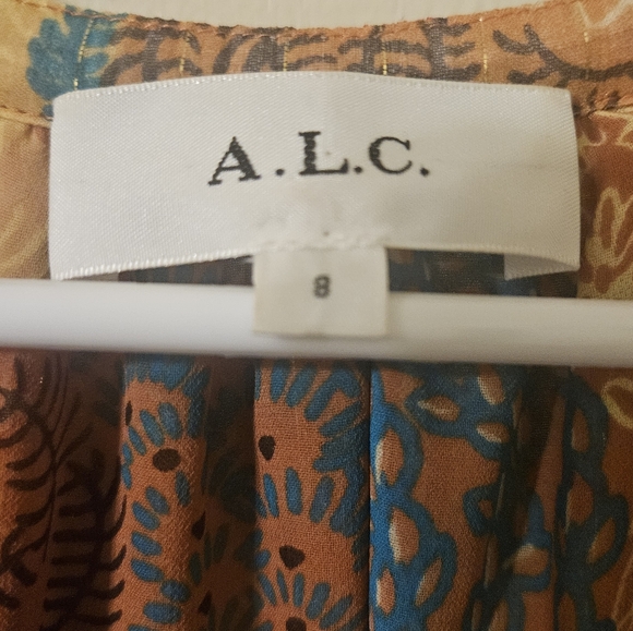 Chic Bohemian Mini Dress in Red and Orange - Picture 8 of 8